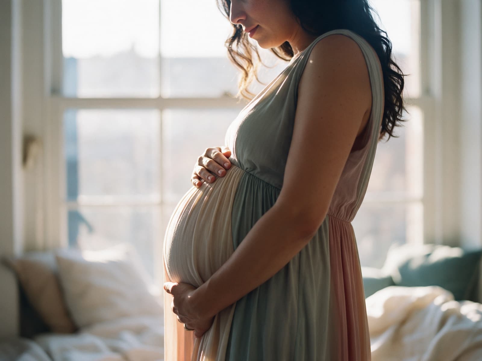 Sesión de fotografía de maternidad